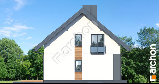 Бочний фасад Будинок в малинівці 11 (П)