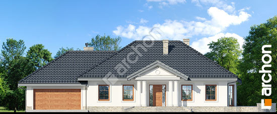 Передній фасад Будинок в гаурах 6 (Г2)