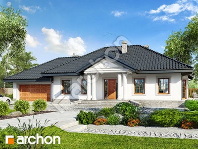 Проект дома ARCHON+ Дом в гаурах 6 (Г2) 