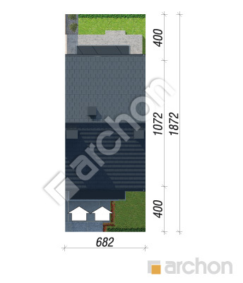 Проект дома ARCHON+ Дом в фиалках (Р2СА) вер.3 Ситуація