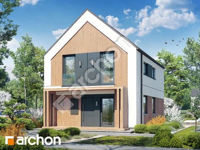 Проект дома ARCHON+  Дом в голокучнике 4 Вид 2