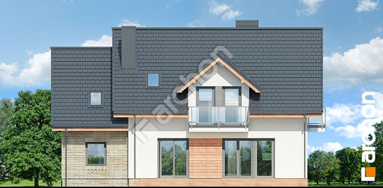 Дворовой фасад Дом в рододендронах 23 