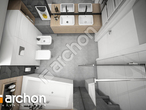Проект дома ARCHON+ Дом в рододендронах 23  визуализация ванной (визуализация 3 вид 4)