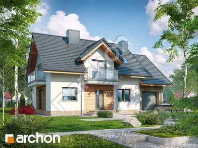 Проект дома ARCHON+ Дом в рододендронах 23  