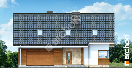 Передний фасад Дом в яблонках (Г2Т)