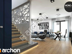 Проект будинку ARCHON+ Будинок в яблонках (Г2Т) денна зона (візуалізація 2 від 12)