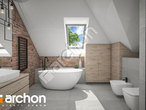 Проект дома ARCHON+ Дом в сливах 4 (Г2) визуализация ванной (визуализация 3 вид 1)