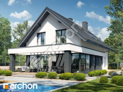 Проєкт будинку ARCHON+ Будинок в шишковиках 3 