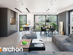 Проект будинку ARCHON+ Будинок в шишковиках 3 денна зона (візуалізація 1 від 2)