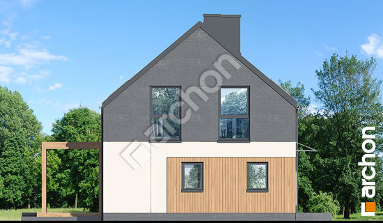 Бочний фасад Будинок в малинівці 28