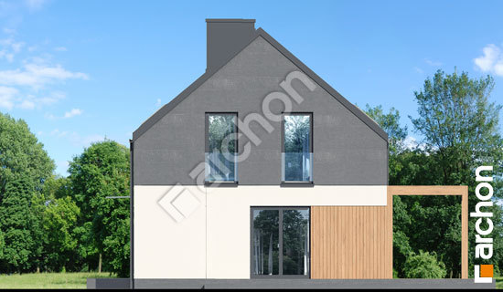 Боковой фасад Дом в малиновках 28