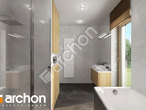 Проект будинку ARCHON+ Будинок в малинівці 28 візуалізація ванни (візуалізація 3 від 2)