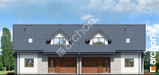 Передній фасад Будинок в цикламенах (Р2) вер. 3