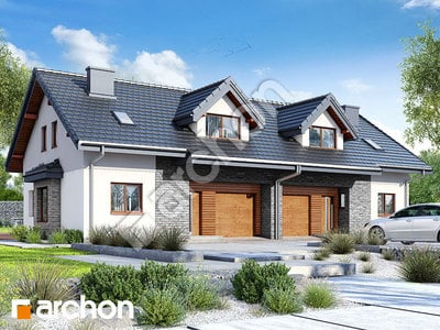 Проєкт будинку ARCHON+ Будинок в цикламенах (Р2) вер. 3 