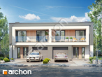 Проект дома ARCHON+ Дом в клематисах 24 (Б) 