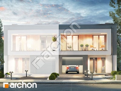 Проект дома ARCHON+ Дом в клематисах 24 (Б) 