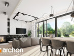 Проект будинку ARCHON+ Будинок в клематисах 24 (Б) денна зона (візуалізація 1 від 8)