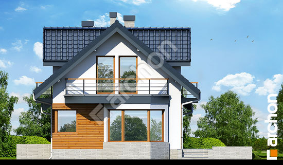 Бочний фасад   Будинок у перлівці (НТ)