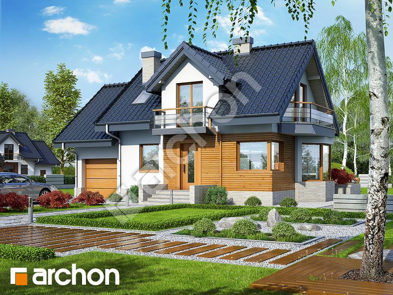Проект будинку ARCHON+   Будинок у перлівці (НТ) Вид 1