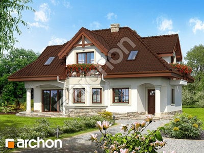 Проект дома ARCHON+ Дом в майоране (П) вер.2 