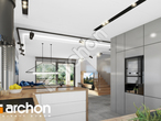 Проект будинку ARCHON+ Будинок в нефрісах (Г2Е) ВДЕ візуалізація кухні 1 від 2