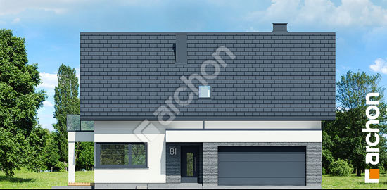 Передний фасад Дом в нефрисах (Г2Е) ВИЭ