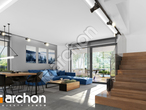 Проект будинку ARCHON+ Будинок в нефрісах (Г2Е) ВДЕ денна зона (візуалізація 1 від 3)