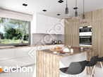 Проект будинку ARCHON+ Будинок в бірюзі (Г2) візуалізація кухні 1 від 2
