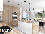 Проект будинку ARCHON+ Будинок в бірюзі (Г2) візуалізація кухні 1 від 3