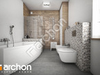 Проект будинку ARCHON+ Будинок в бірюзі (Г2) візуалізація ванни (візуалізація 1 від 1)