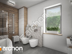 Проект дома ARCHON+ Дом в бирюзе (Г2) визуализация ванной (визуализация 1 вид 2)
