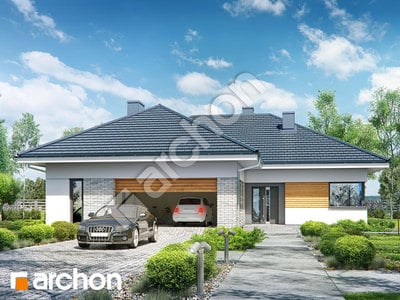 Проєкт будинку ARCHON+ Будинок в бірюзі (Г2) 