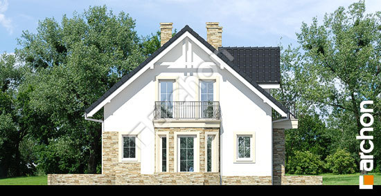 Боковой фасад Дом в рододендронах 14 вер.2