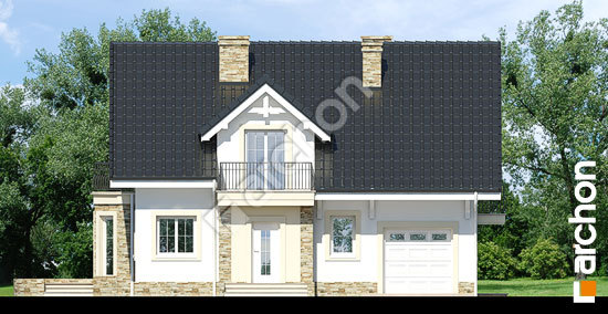 Передній фасад Будинок в рододендронах 14 вер.2