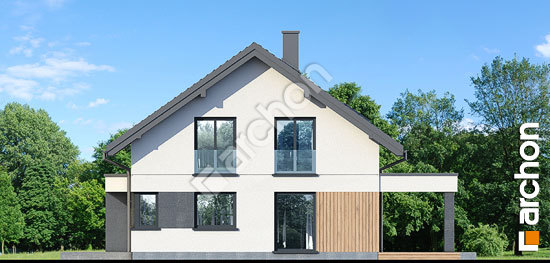 Боковой фасад Дом в аурорах 22 (ГЕ)