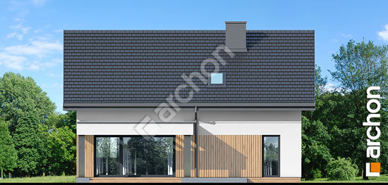 Дворовой фасад Дом в аурорах 22 (ГЕ)