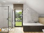 Проект дома ARCHON+ Дом в аурорах 22 (ГЕ) визуализация ванной (визуализация 3 вид 2)