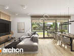 Проект будинку ARCHON+ Будинок в аурорах 22 (ГЕ) денна зона (візуалізація 1 від 1)