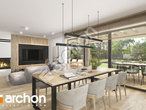 Проект будинку ARCHON+ Будинок в аурорах 22 (ГЕ) денна зона (візуалізація 1 від 2)