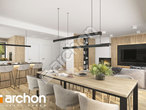 Проект будинку ARCHON+ Будинок в аурорах 22 (ГЕ) денна зона (візуалізація 1 від 7)