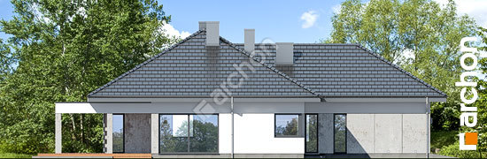 Боковой фасад Дом в подснежниках 3 (Г2)