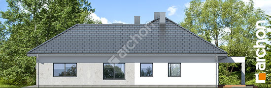 Боковой фасад Дом в подснежниках 3 (Г2)