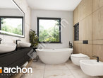 Проект будинку ARCHON+ Будинок в підсніжниках 3 (Г2) візуалізація ванни (візуалізація 4 від 1)