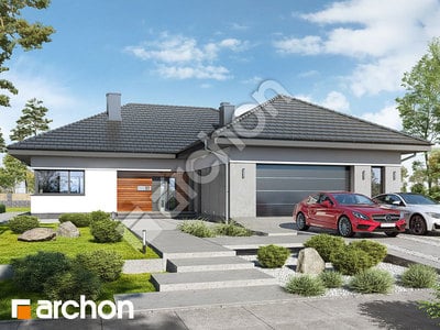 Проект дома ARCHON+ Дом в подснежниках 3 (Г2) 