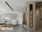 Проект будинку ARCHON+ Будинок в підсніжниках 3 (Г2) денна зона (візуалізація 1 від 6)