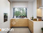 Проект дома ARCHON+ Дом в диком винограде визуализация кухни 1 вид 2