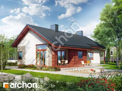 Проект будинку ARCHON+ Будинок в дикому винограді Вид 2