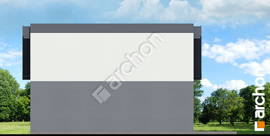 Бочний фасад Г35 - Одномісний гараж