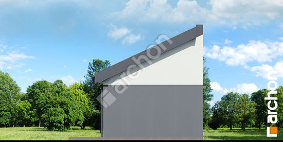 Дворовий фасад Г35 - Одномісний гараж