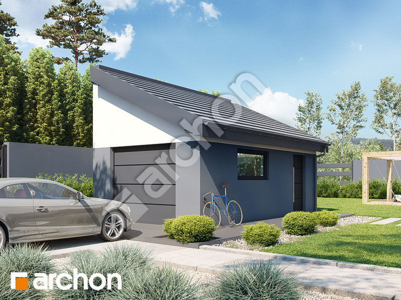 Проект будинку ARCHON+ Г35 - Одномісний гараж Вид 1